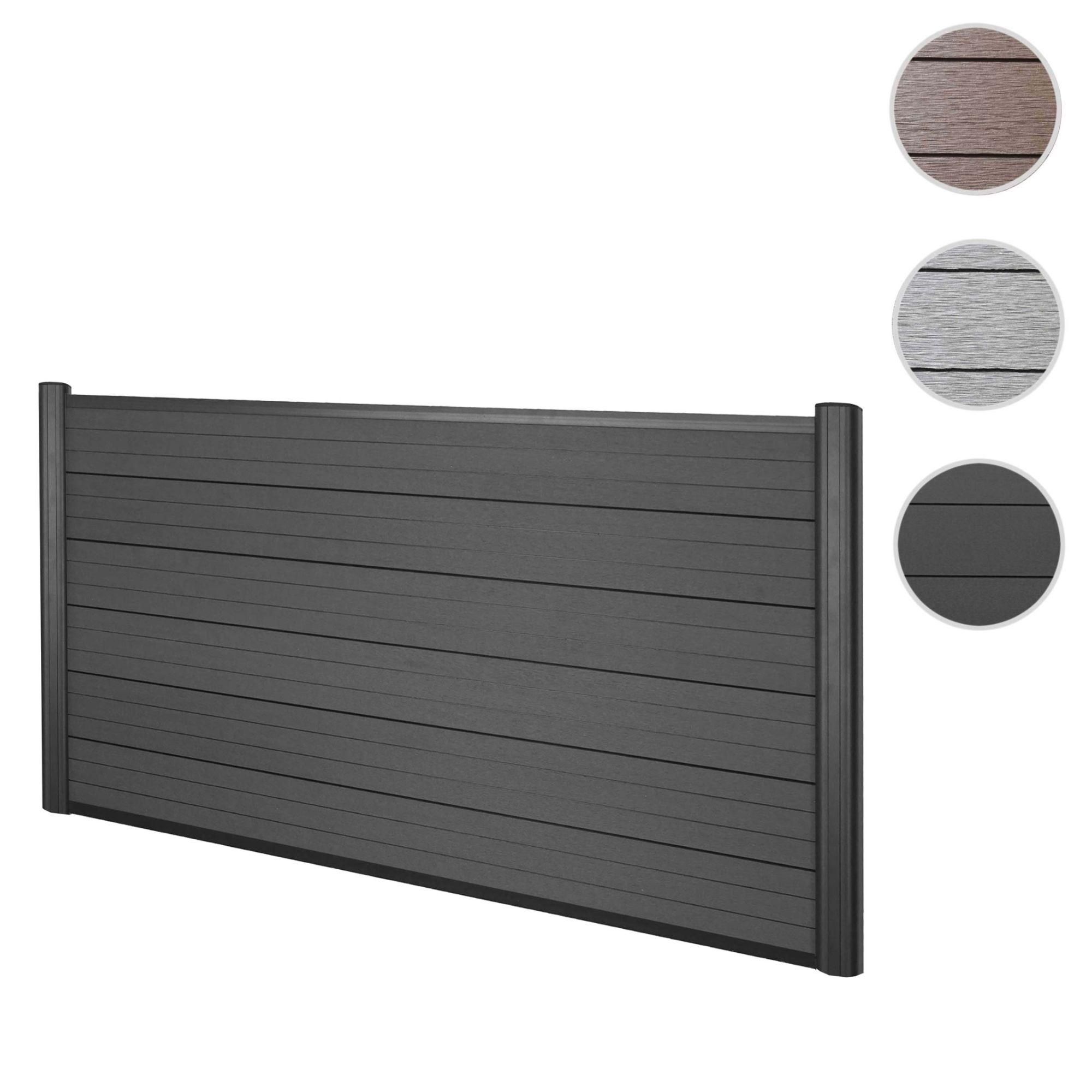 Brise-Vue En Wpc Sarthe, Clture Brise-Vent, Poteaux Aluminium lment De B... - 8