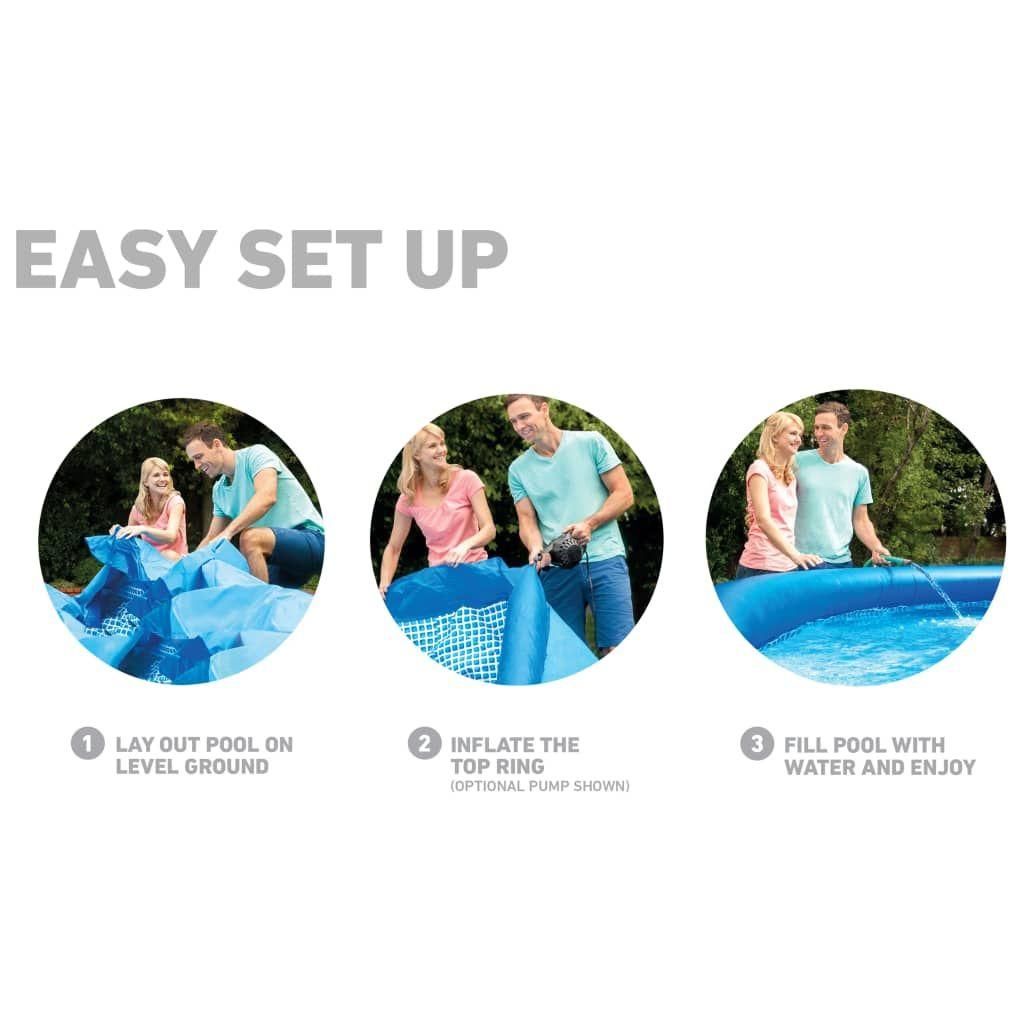 Intex - Easy Set - Piscine avec pompe de filtration - 457x84 cm - Rondee - ... - 4
