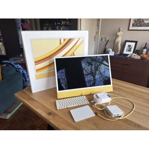 Apple iMac M3 - Ram 24 Go - SSD 2 To - Jaune
