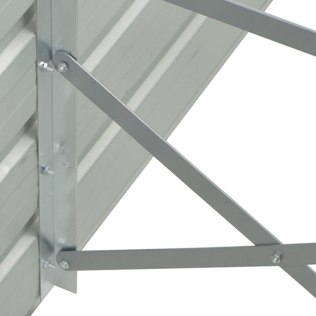 Lit Surlev De Jardin Acier Galvanis 400x80x45 Cm Vert - 6