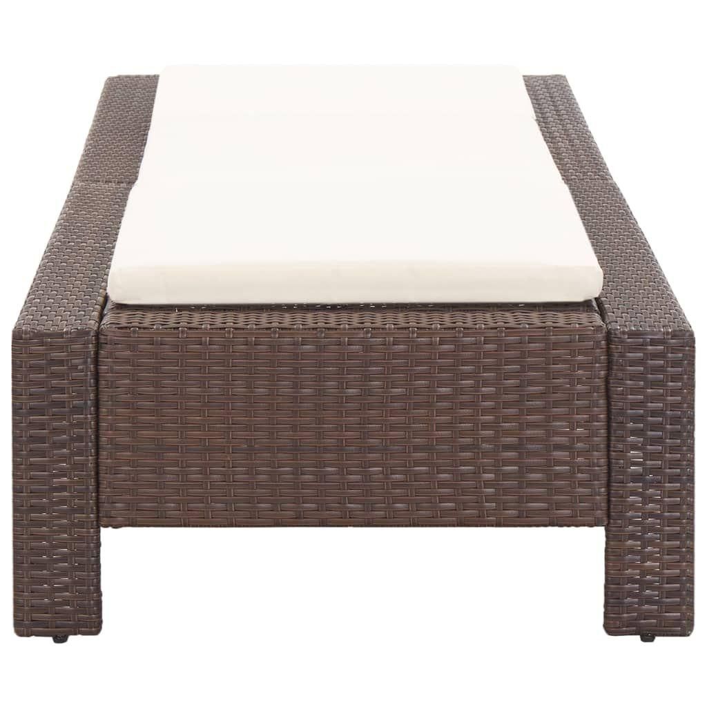 Transat Avec Coussin Marron R�sine Tress�e - 2
