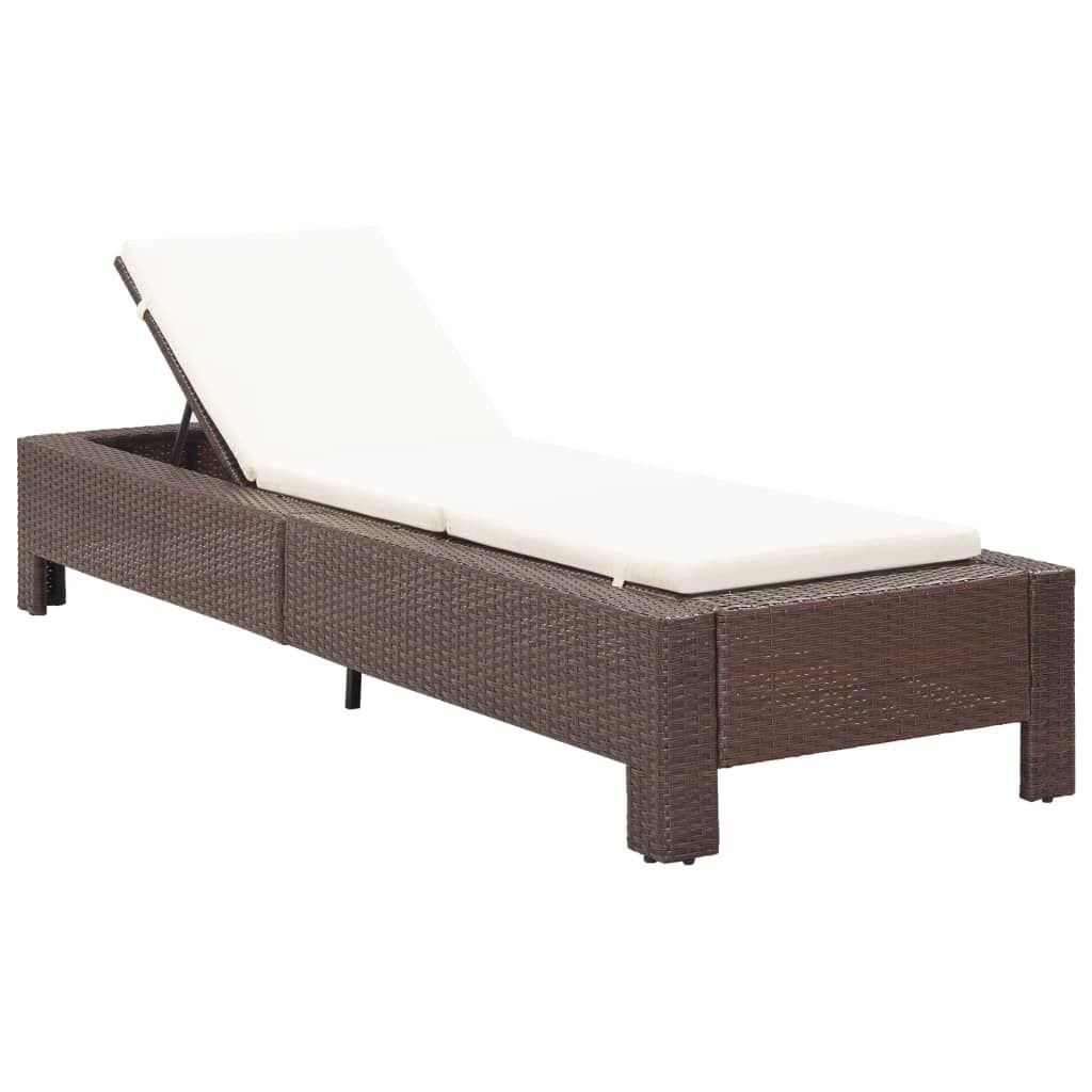 Transat Avec Coussin Marron R�sine Tress�e - 10