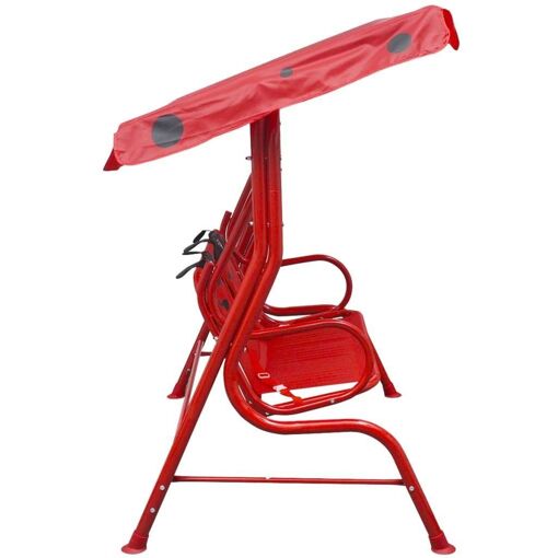 Siège Balançoire Pour Enfants Rouge - 8