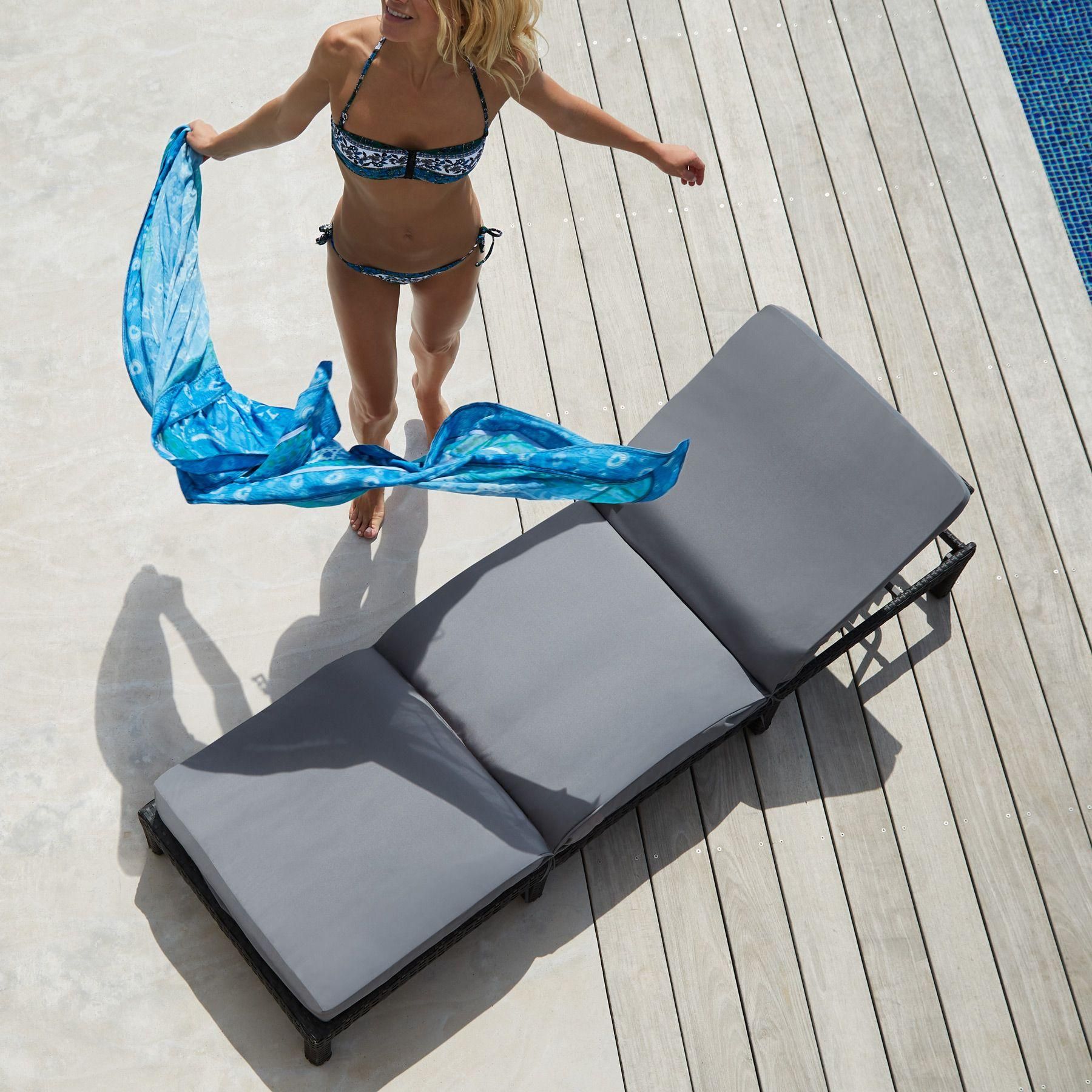 Bain De Soleil Sofia 5 Positions - Marron Naturel - 7