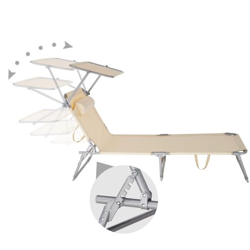Lot De 2 Transats Chloe - Beige - 2