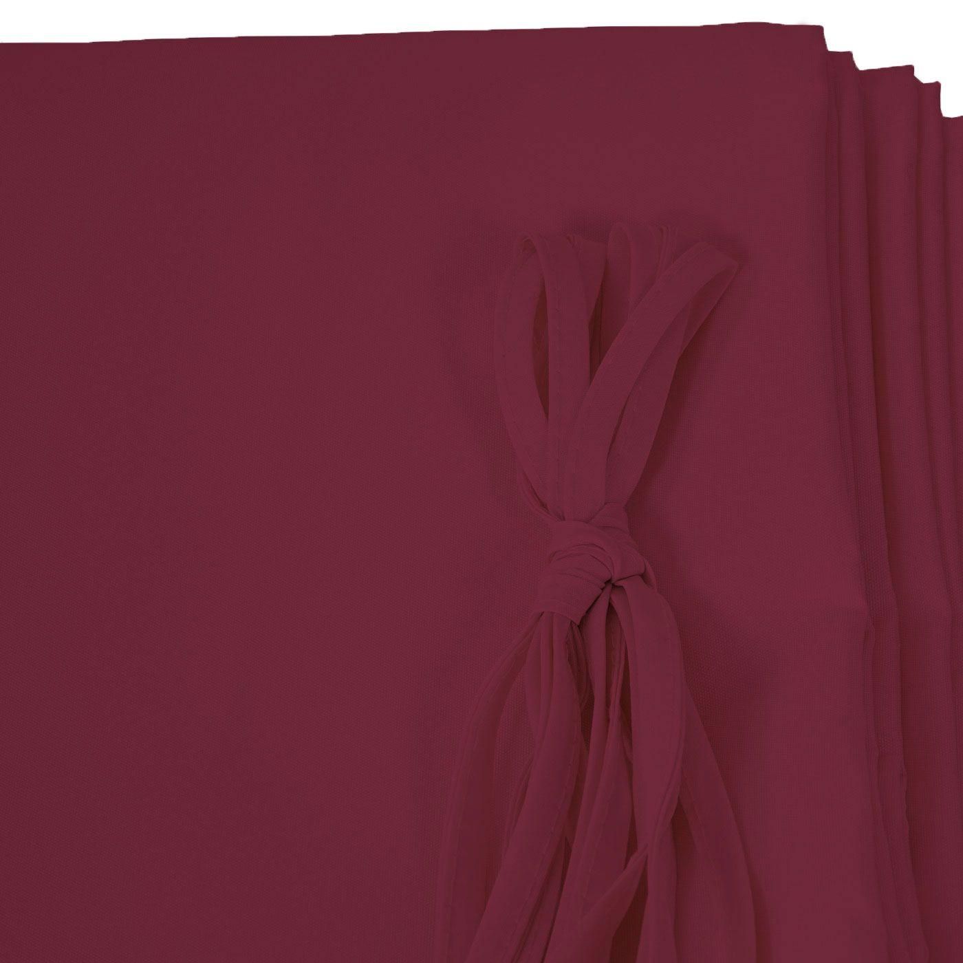 Toile De Rechange Pour Toit De Pergola Baia 4x4m Bordeaux - 3