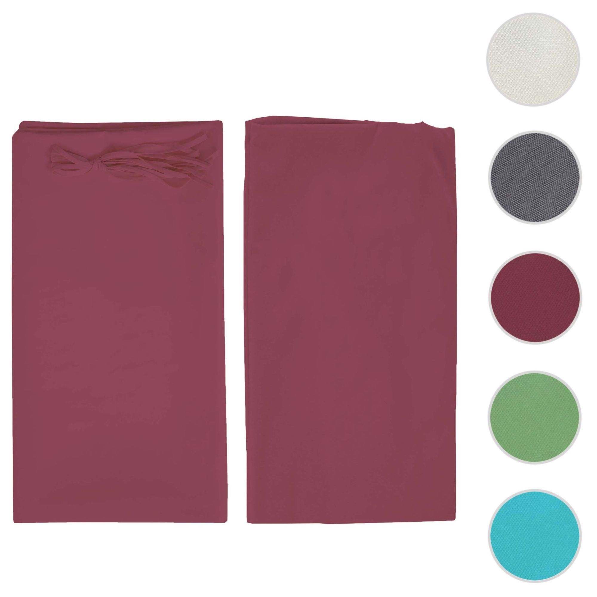 Toile De Rechange Pour Toit De Pergola Baia 4x4m Bordeaux - 6