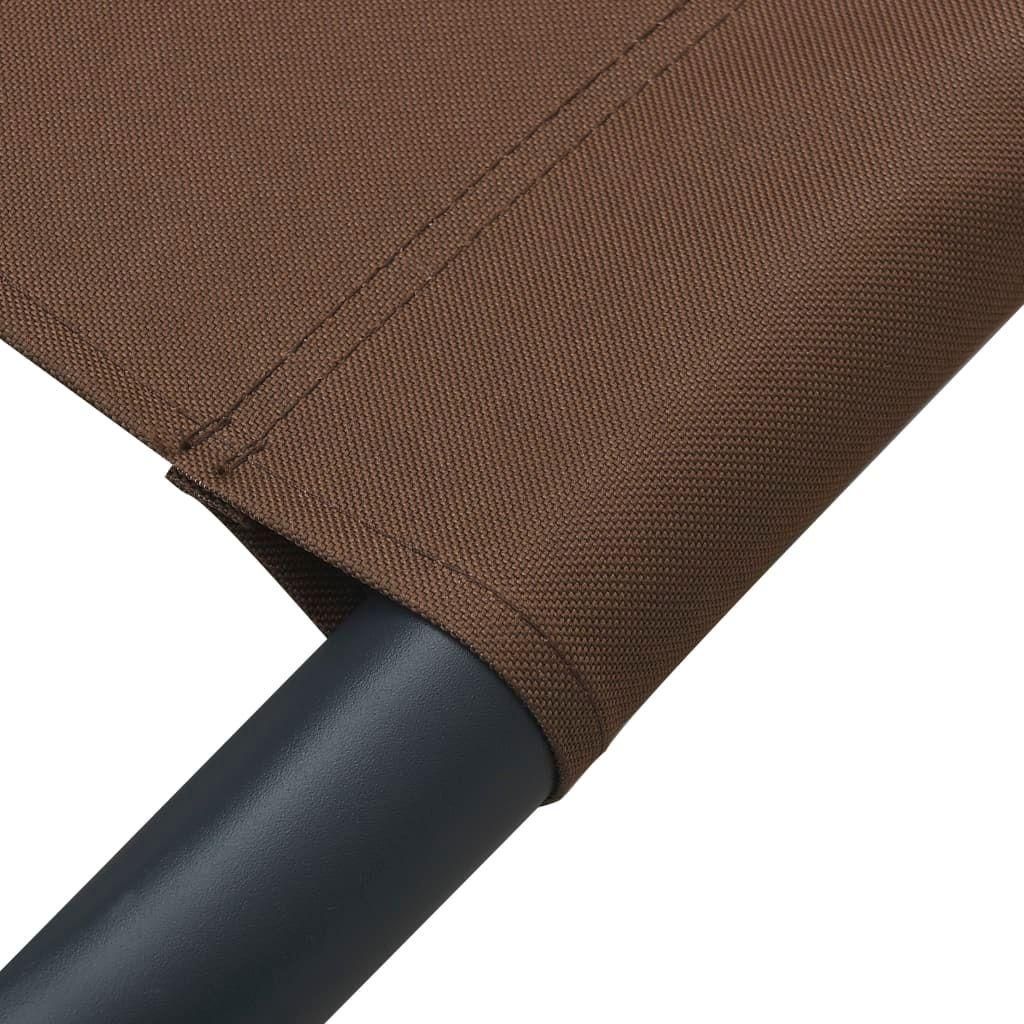 Chaise Longue D'ext�rieur Tissu Marron - 6