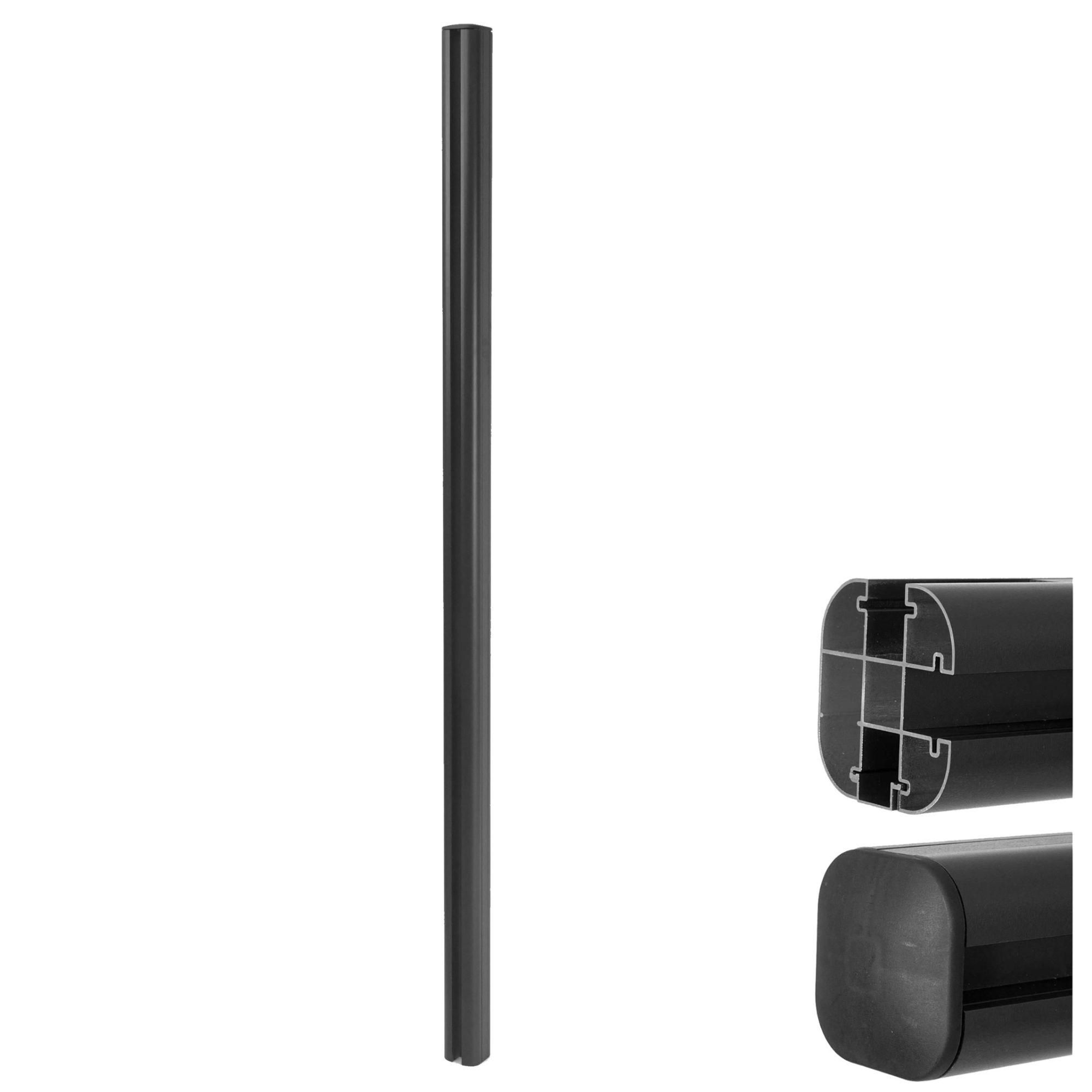 Poteau En Aluminium Pour Clture Sarthe En Wpc, Pilier, Systme De Connexio...