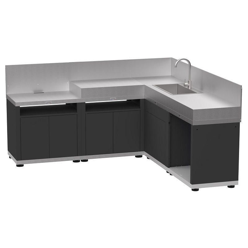 Cuisine Ext�rieure D'angle Le Marquier 5 Modules - Duo - 7
