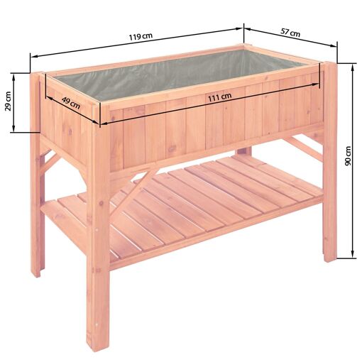 Tectake Potager Sur Pied - 9