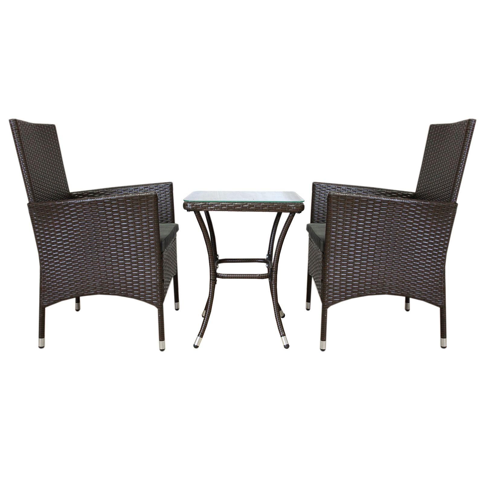 Jard� Set Bistro Rotin Marron - 3