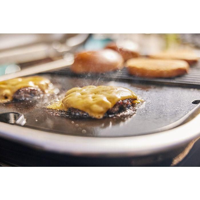 Plancha barbecue en fonte �maill�e pour Lumin - 5
