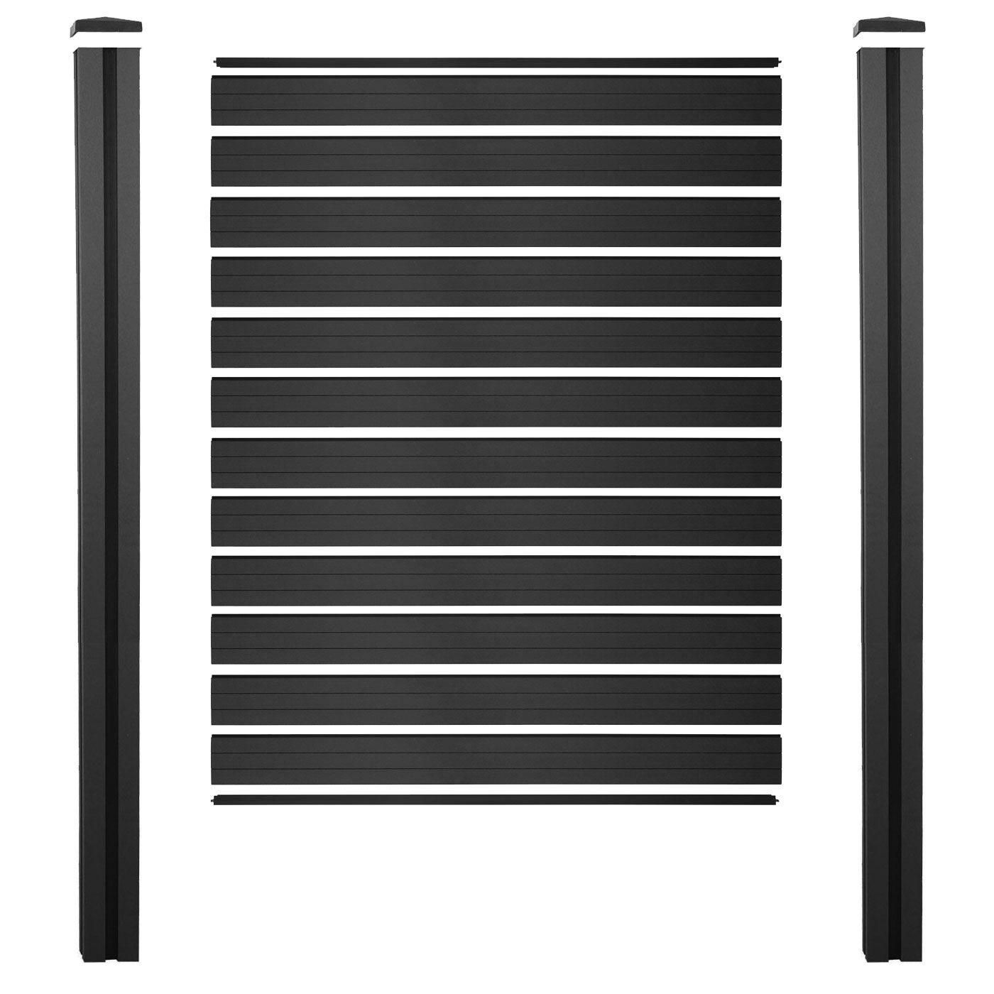 Brise-Vue En Wpc Sarthe, Clture Brise-Vent, Poteaux Wpc  Sceller Dans Le ... - 7