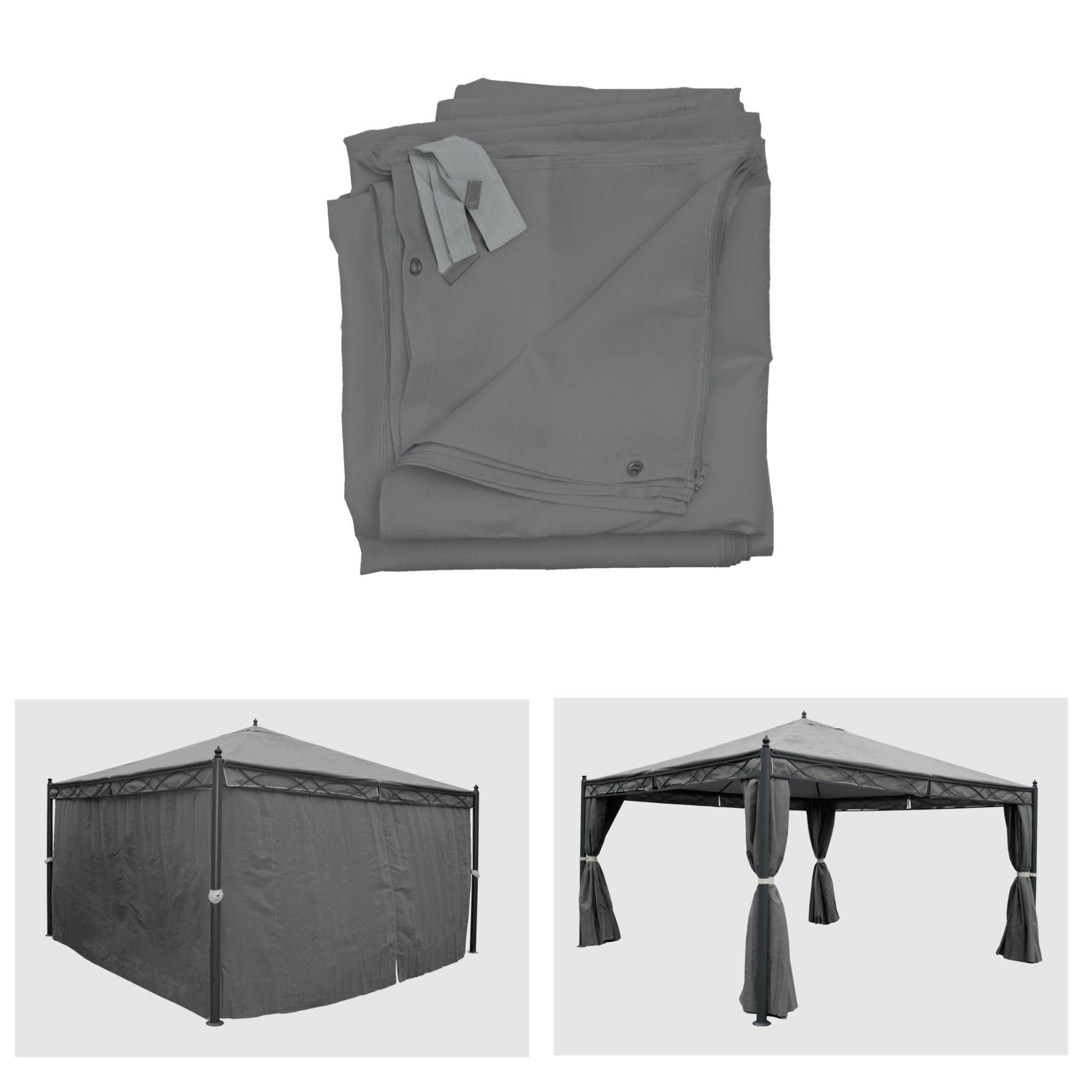 Lot De 4 Cts Pour Pergola Cadiz, Panneau Latral De Remplacement 4x4m, Po...