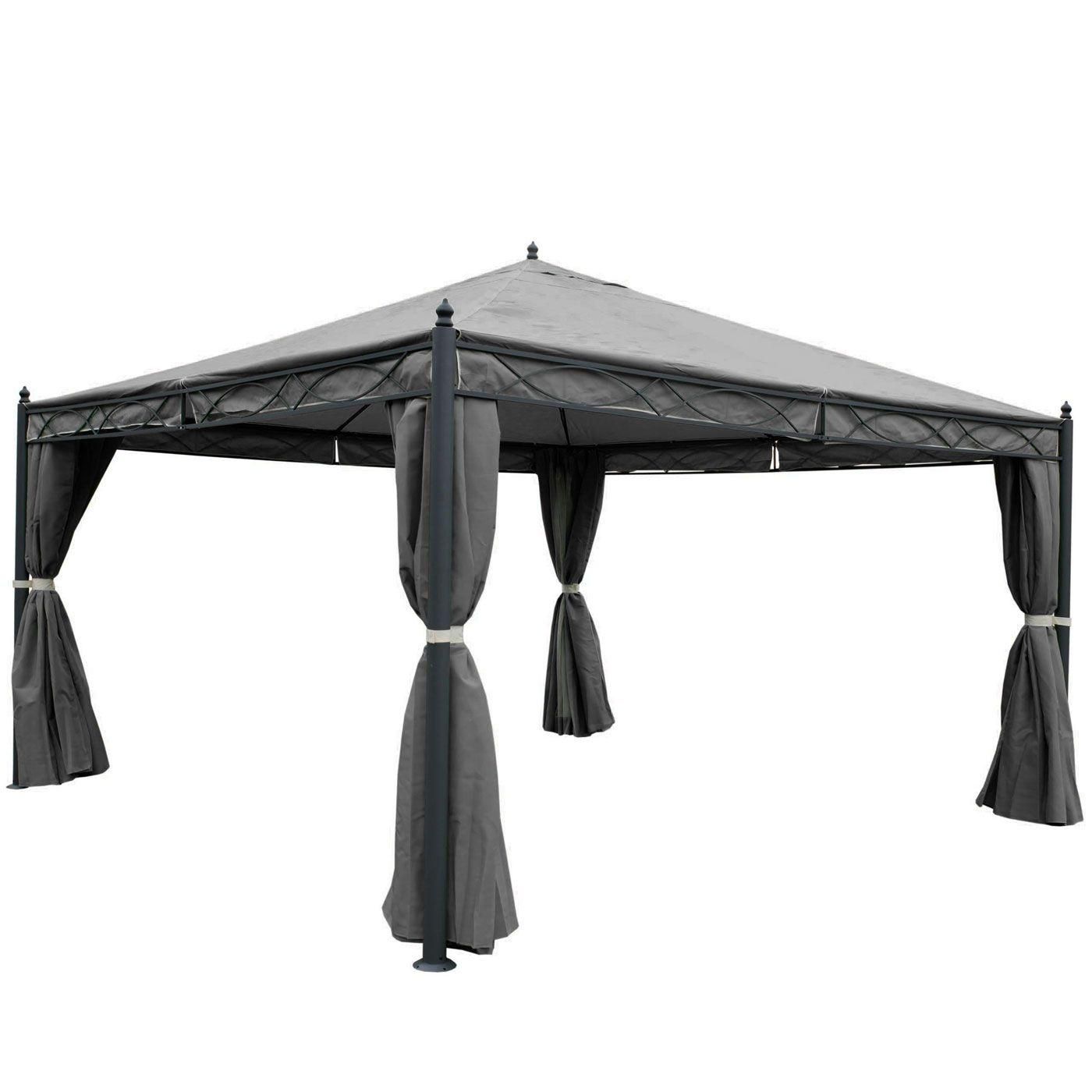 Lot De 4 Cts Pour Pergola Cadiz, Panneau Latral De Remplacement 4x4m, Po... - 2