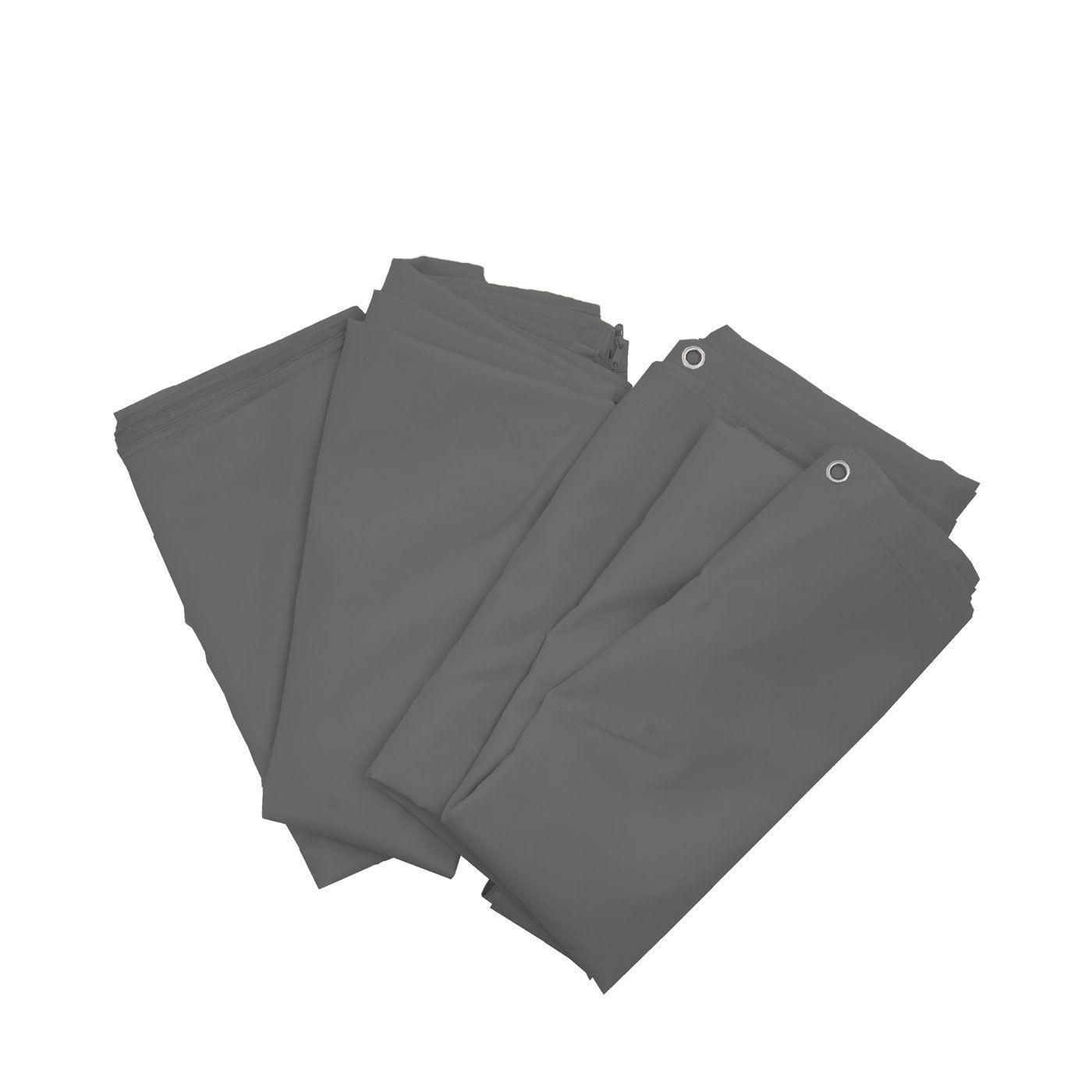 Lot De 4 Cts Pour Pergola Cadiz, Panneau Latral De Remplacement 4x4m, Po... - 5
