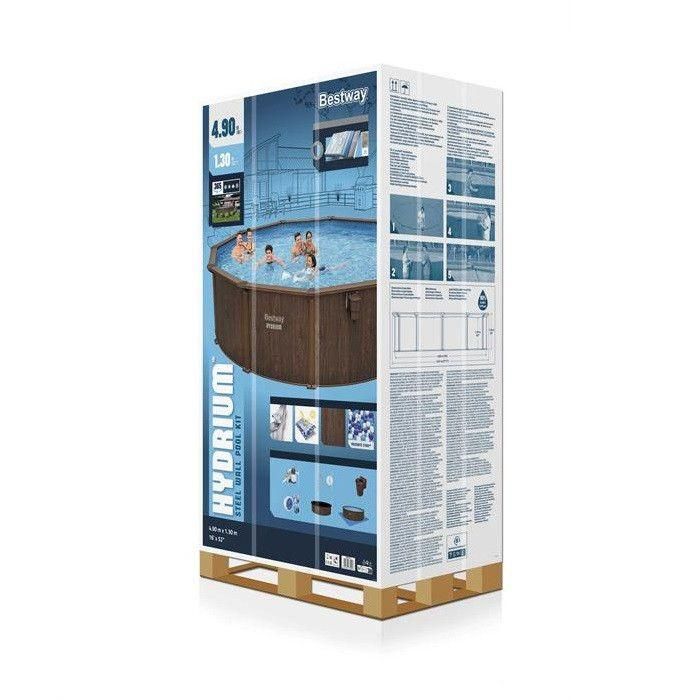 BESTWAY Piscine hors sol acier ronde 4,90 x 1,30 m Hydrium? - 7