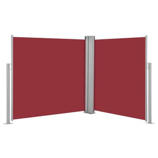 Auvent Lat�ral R�tractable Rouge 100 X 600 Cm