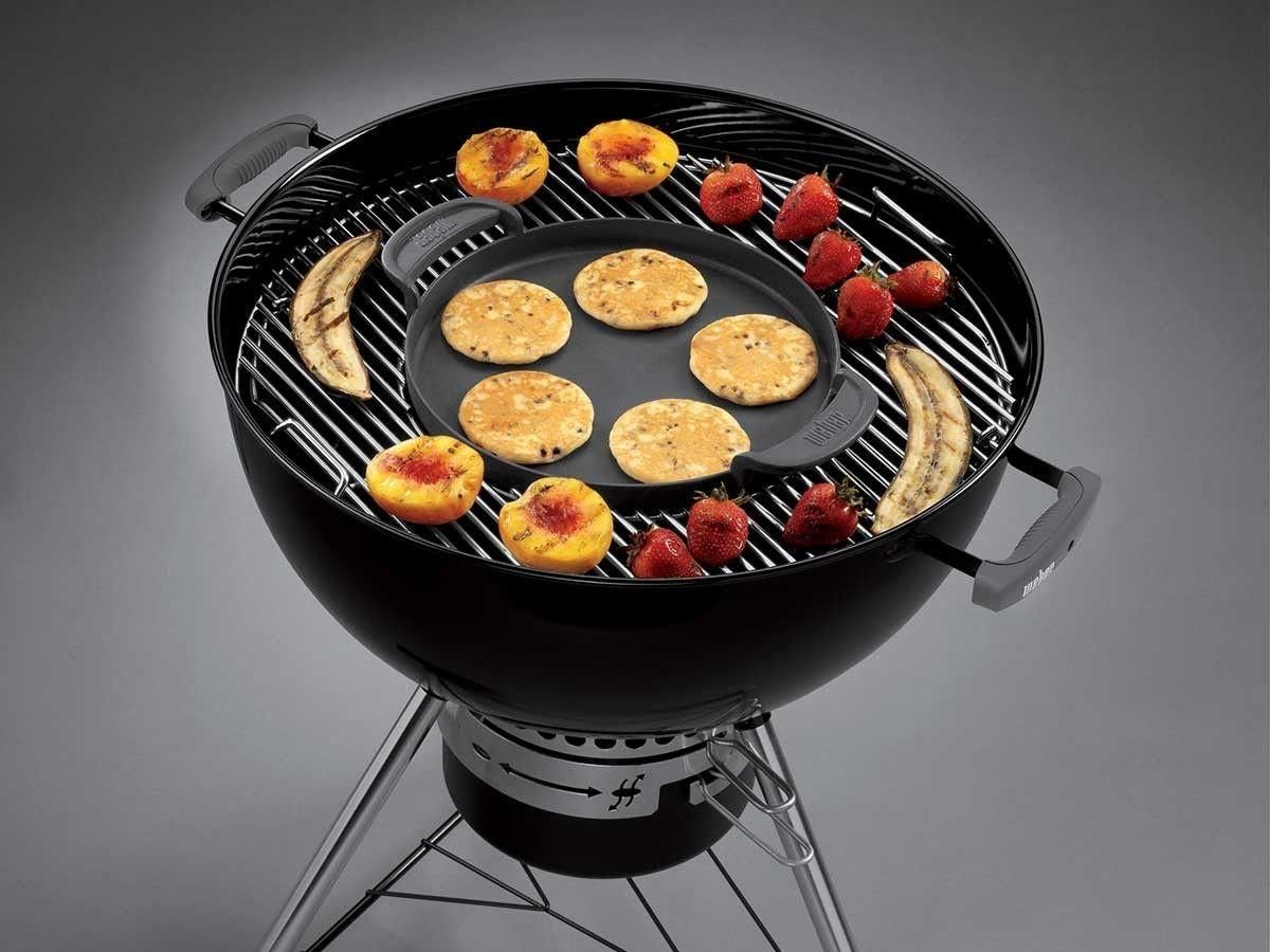Weber - Plaque de plancha - pour gril barbecue - noir - 6