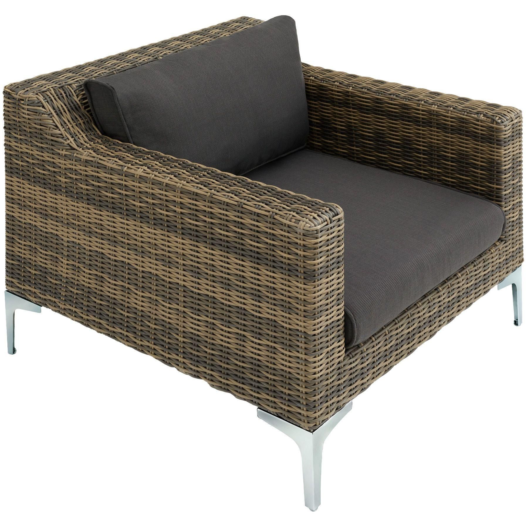 Ensemble De Jardin Modulable En Rotin Villanova - Ensemble 3 : 2 Places (2 ... - 3
