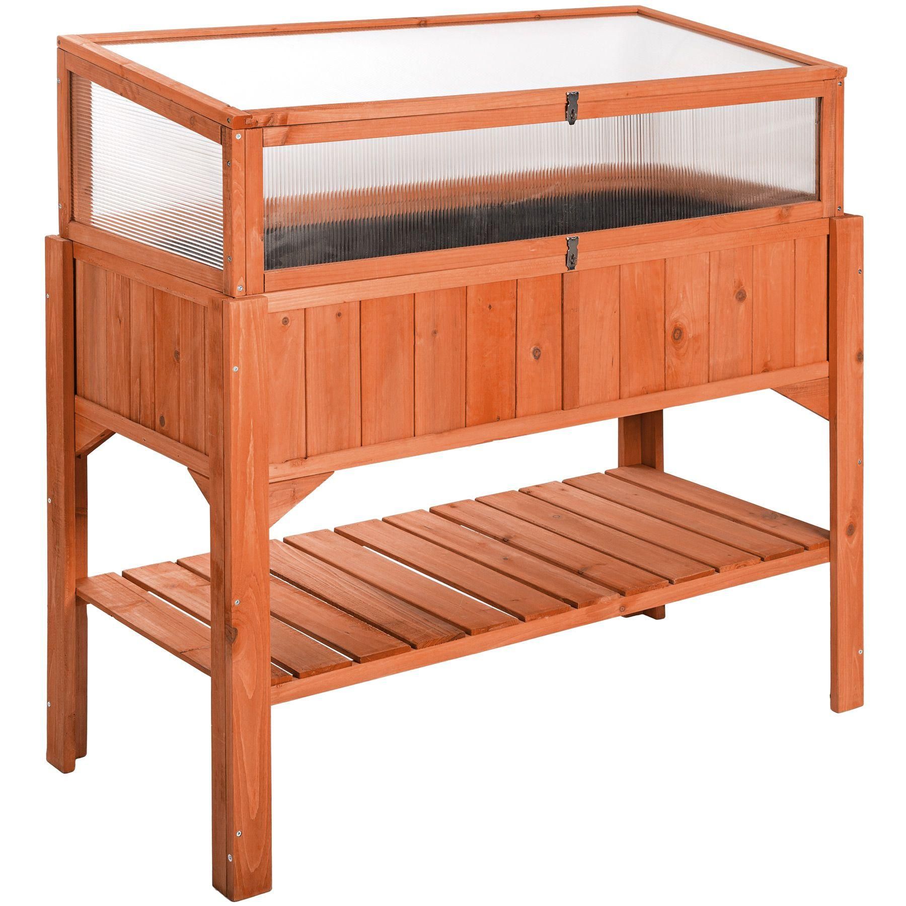 Tectake Potager Sur Pied Avec Serre