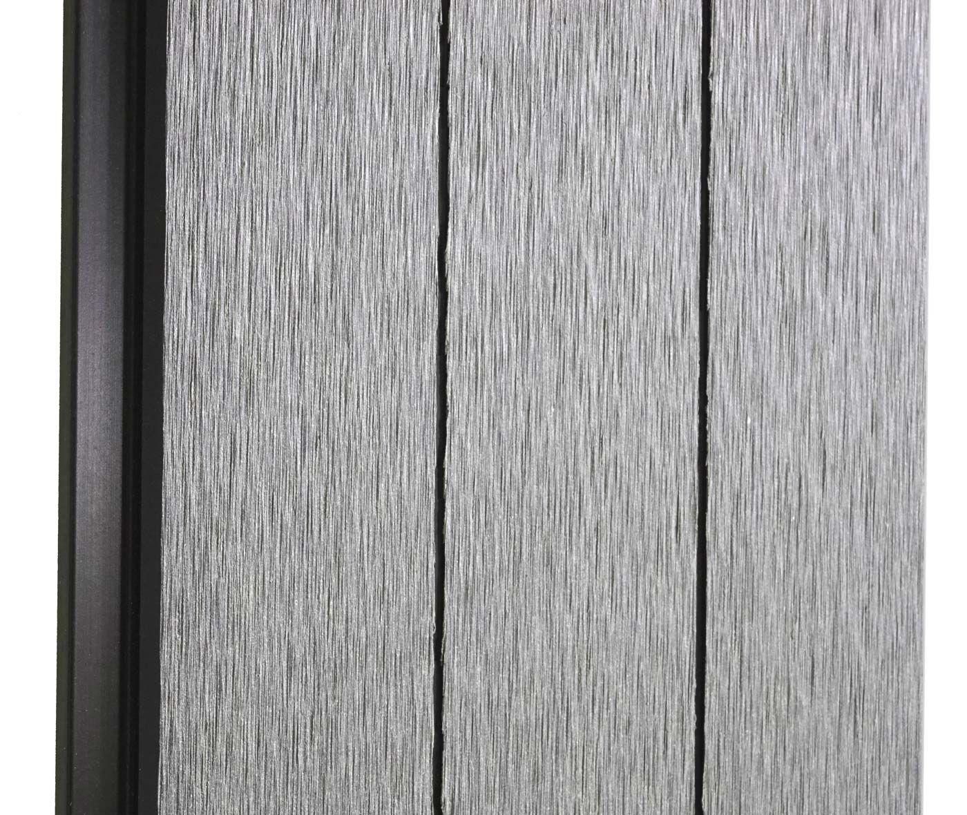 Brise-Vue En Wpc Sarthe, Clture Brise-Vent, Poteaux Aluminium lment De B... - 5