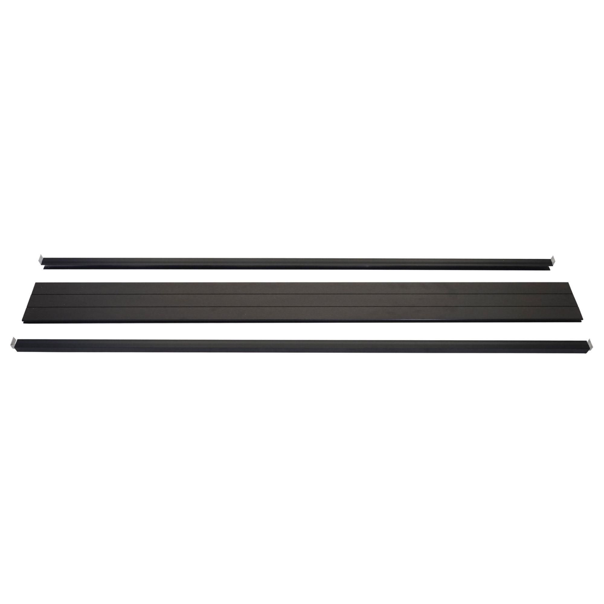 Set De Finition Pour Brise-Vue Wpc Sarthe, Profil De Finition Brise-Vent, 1...