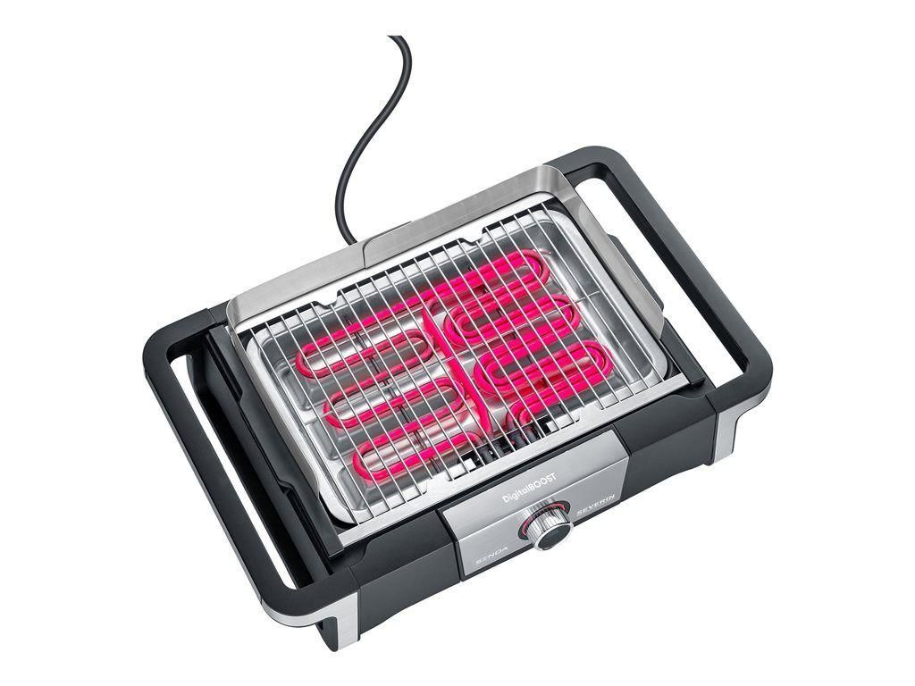 SEVERIN PG 8118 SENOA DigitalBOOST S - Barbecue gril -�lectrique - 996 cm �... - 3