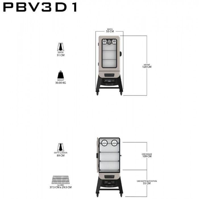 Fumoir �lectrique Pit Boss S�rie 3 - 3