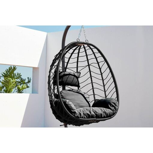 Lima - Fauteuil Suspendu R�sine & Acier - 7