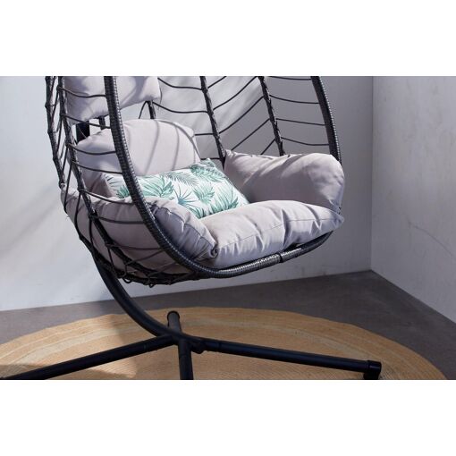 Lima - Fauteuil Suspendu R�sine & Acier - 10