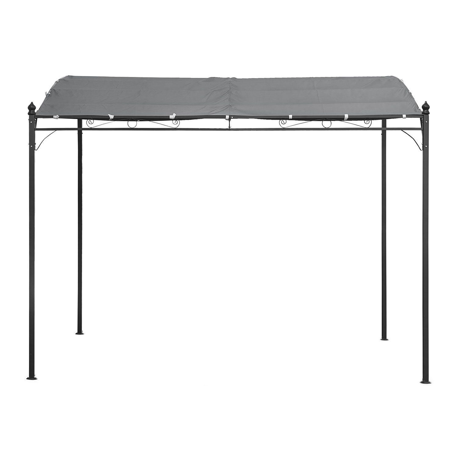 Pergola Murale 3 � 2,5m Nice Grise - 2