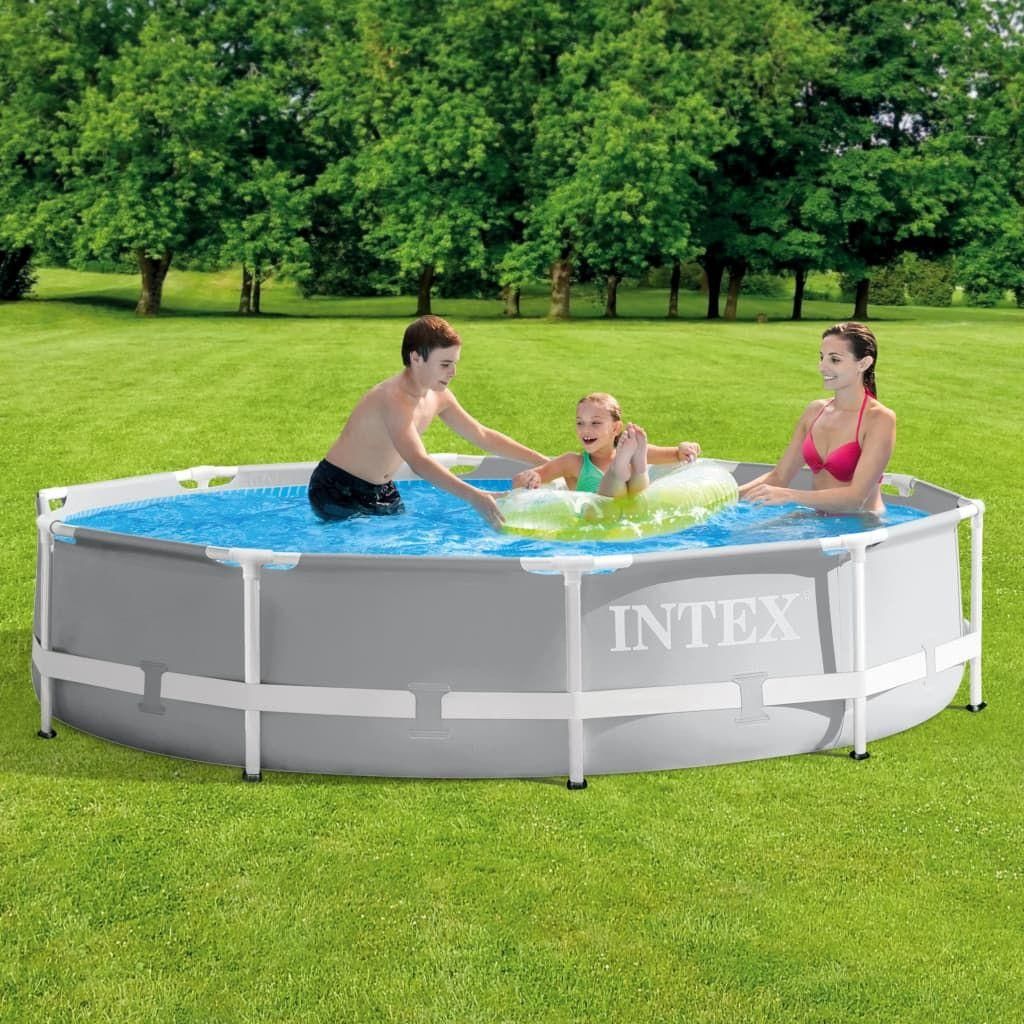 Intex - Prism Frame - Piscine avec pompe de filtration - 305x76 cm - Ronde ... - 2