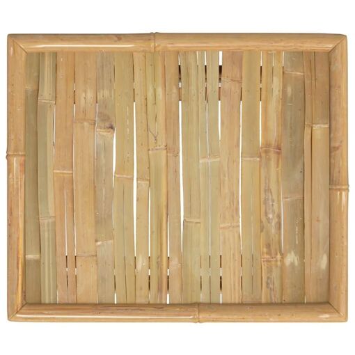 Table De Jardin 65x55x30 Cm Bambou - 5