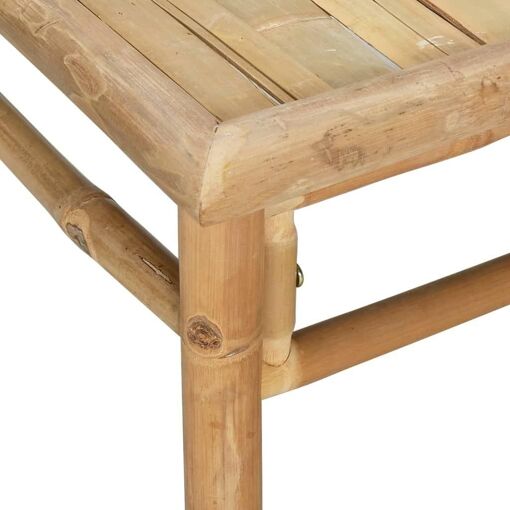 Table De Jardin 65x55x30 Cm Bambou - 6