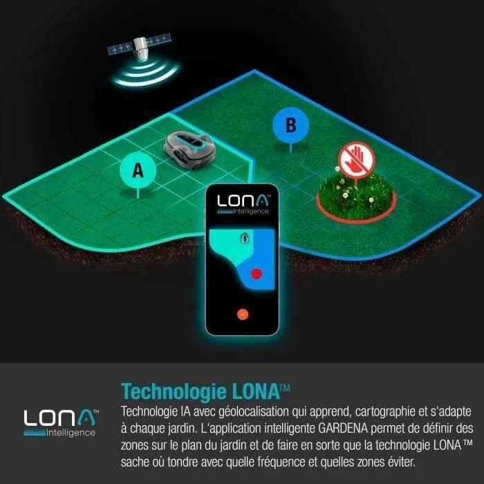 Robot tondeuse GARDENA Smart SILENO LONA Life 1000 - 3