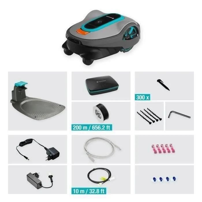Robot tondeuse GARDENA Smart SILENO LONA Life 1000 - 6