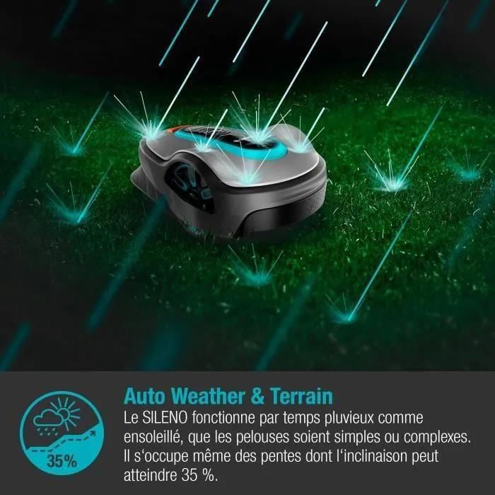 Robot tondeuse GARDENA Smart SILENO LONA Life 1000 - 7