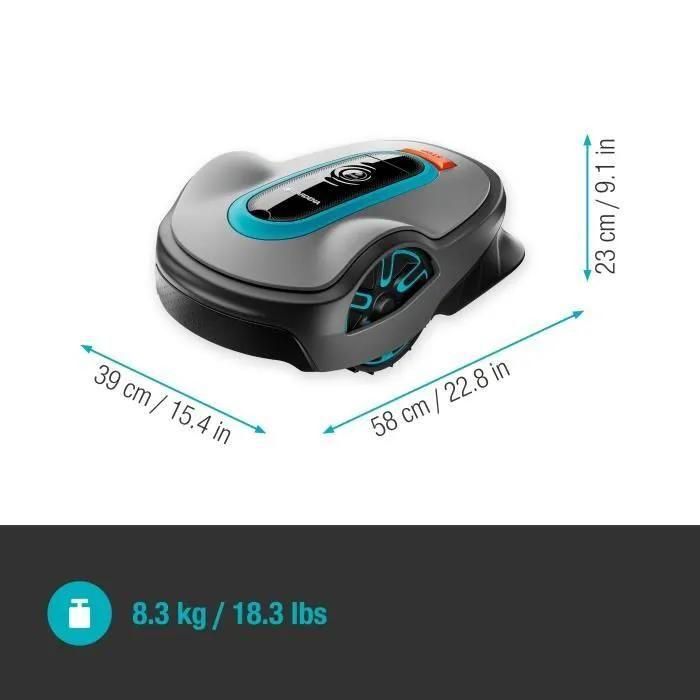 Robot tondeuse GARDENA Smart SILENO LONA Life 1000 - 8