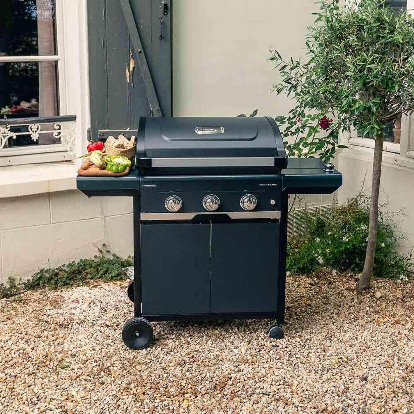 Barbecue gaz Select 3 LX Plus + plancha - 4