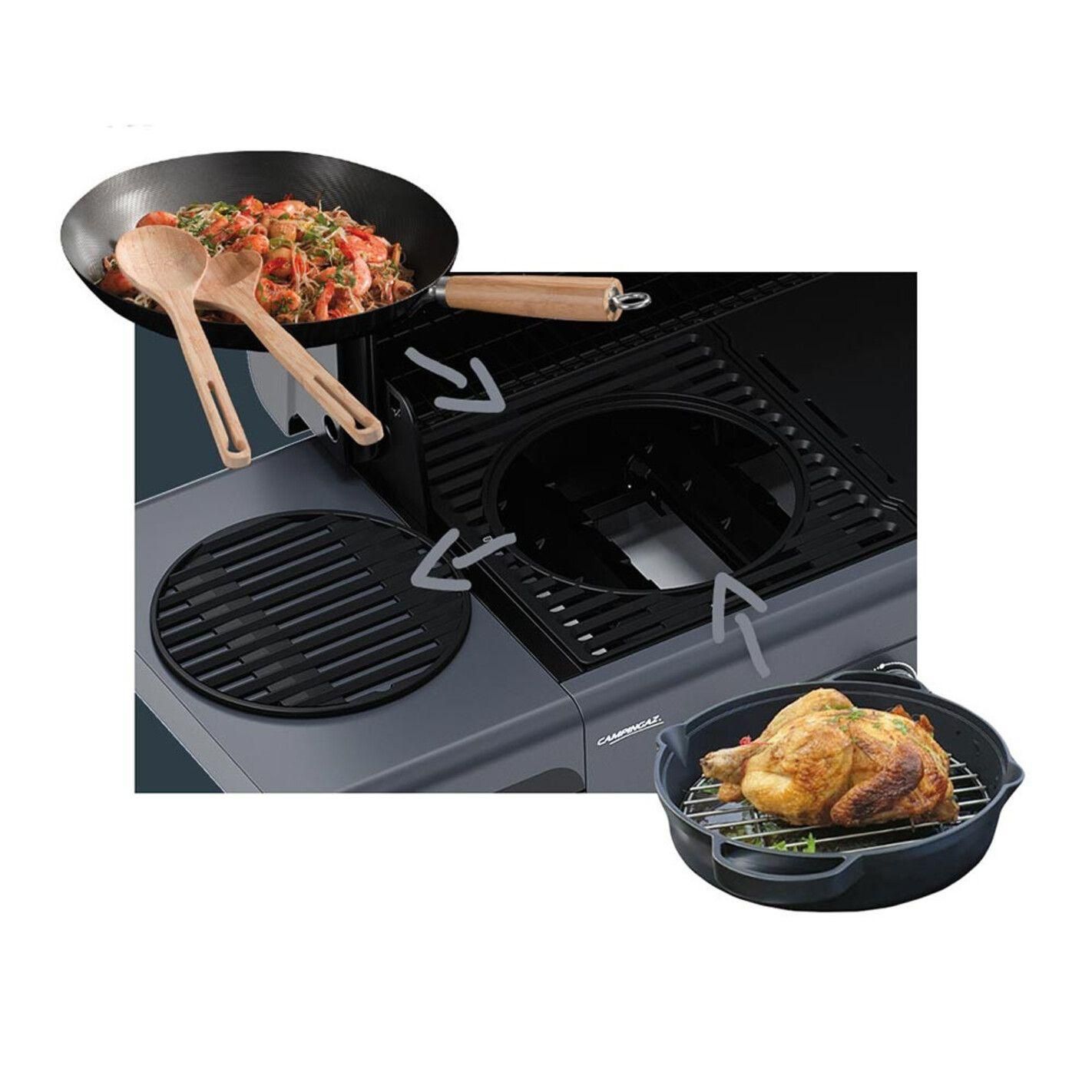 Barbecue gaz Select 3 LX Plus + plancha - 8