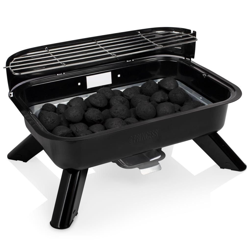 Princess 112252 - Barbecue gril - électrique/charbon - 1000 cm ² - 2