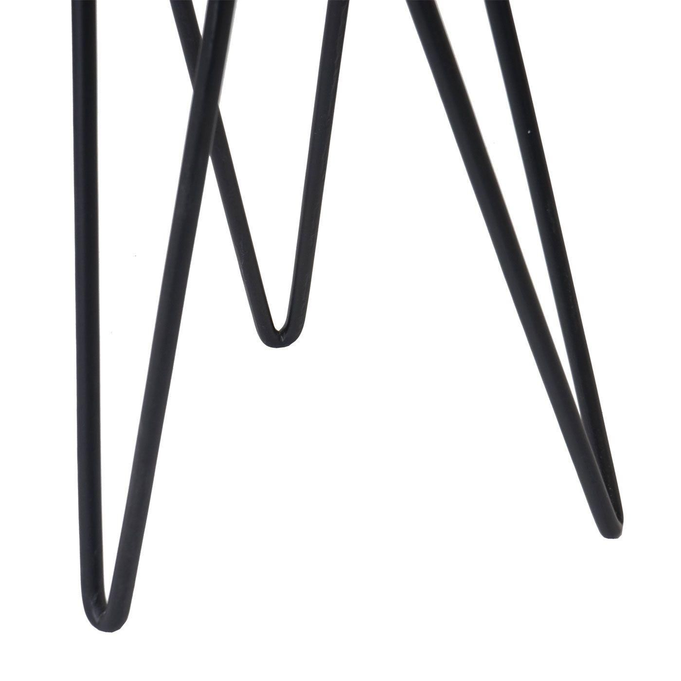 2x Table D'appoint Hwc-A80, Table De Nuit, Design Industriel, Bois Vritabl... - 5