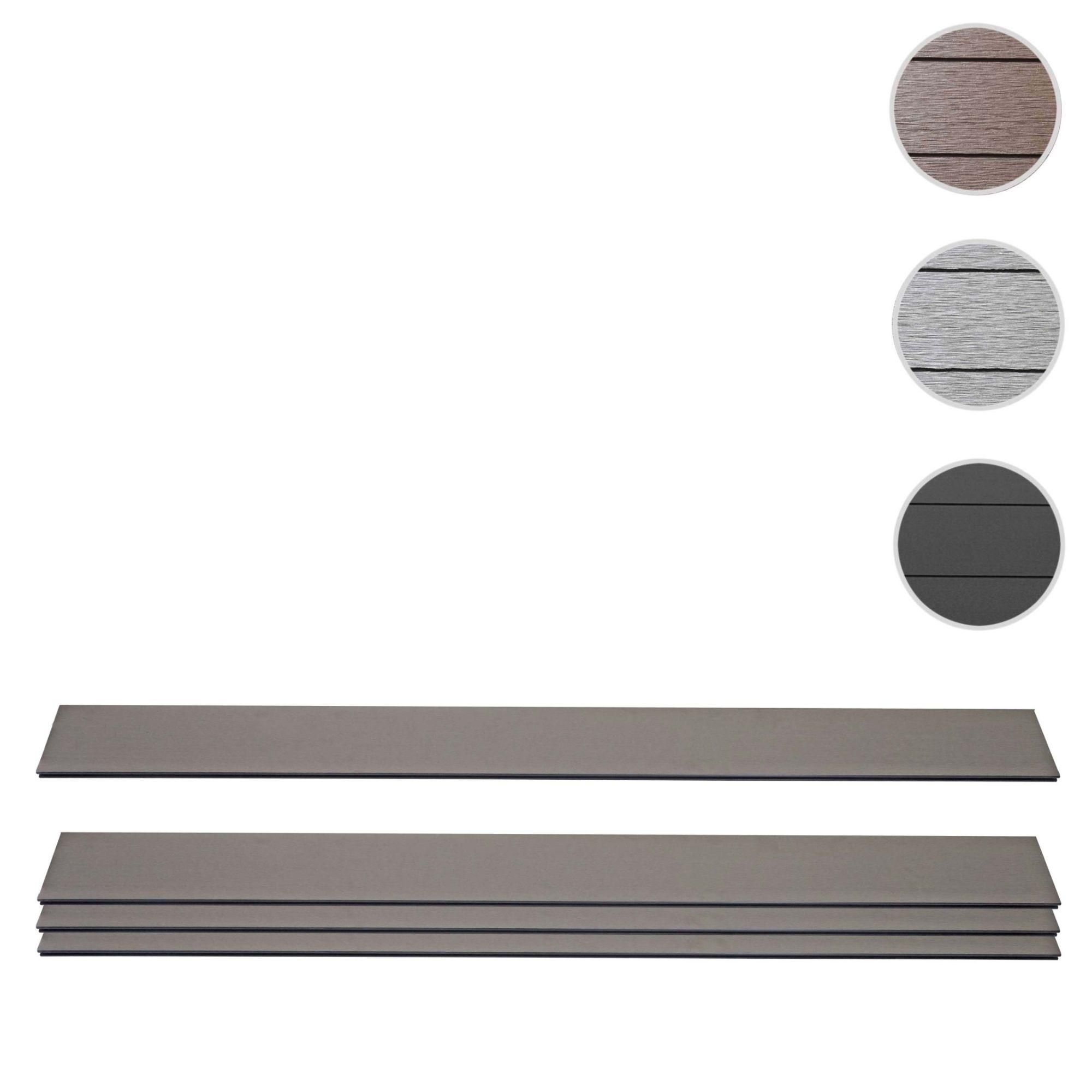 Lot De 4 Lattes Pour Brise-Vue En Wpc Sarthe, Planches Brise-Vent, Approx. ... - 2