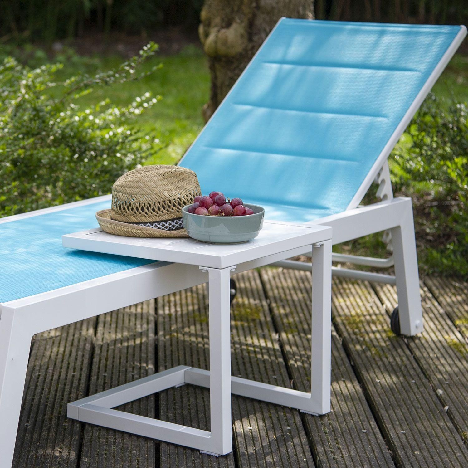 Table D'appoint Barbados En Aluminium Blanc - 2