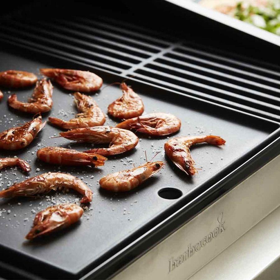 Plancha barbecue r�versible en fonte �maill�e Stella / Siesta - 4