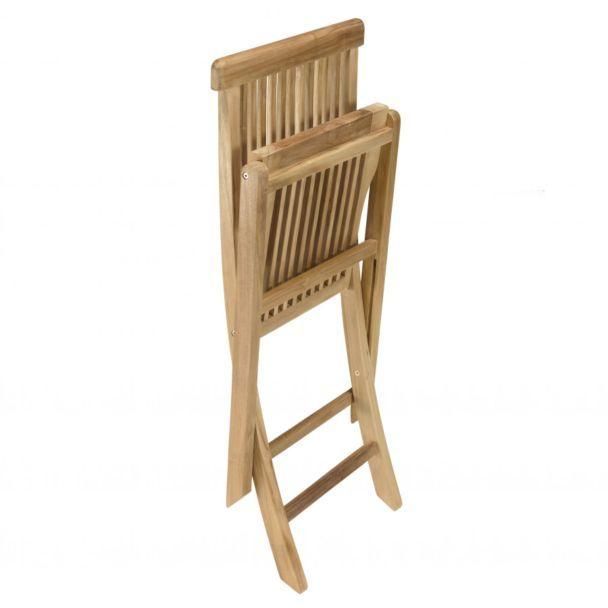 Harris - Ensemble De 2 Chaises De Jardin Java En Bois Teck - 3