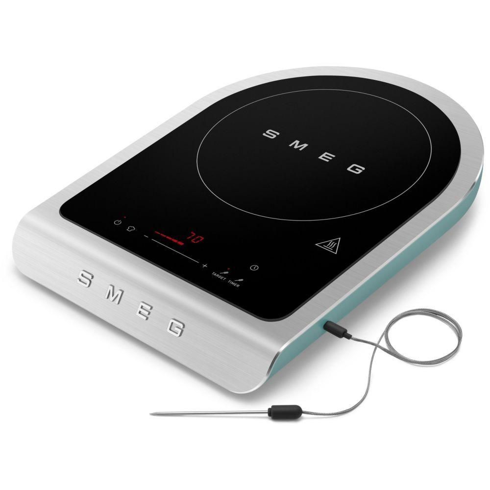 SMEG Table de cuisson � induction portable verte - 3