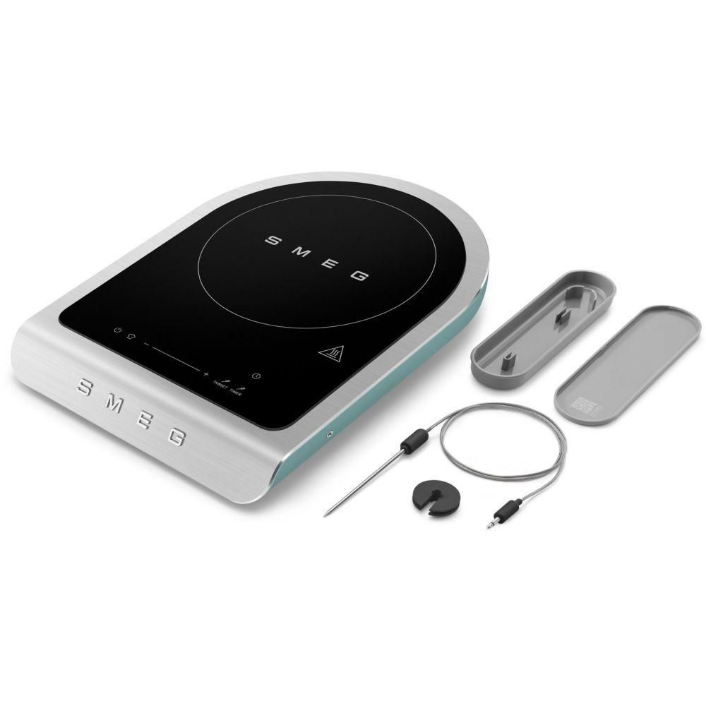SMEG Table de cuisson � induction portable verte - 5